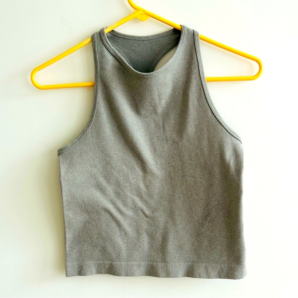 Free People Razor Back Cropped Tank, Size M